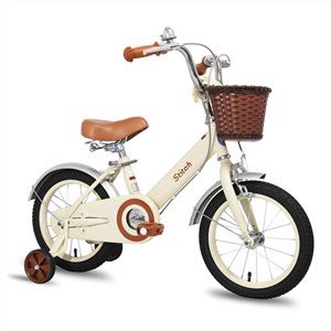 Steel Frame Vintage Kids Bike dengan Roda Pelatihan