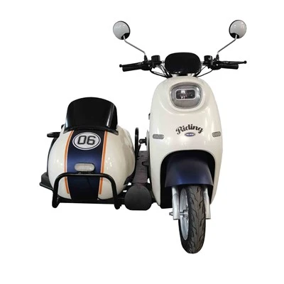 50km/jam 1200W Skuter Jalan 18T Skuter Listrik Roda Tiga