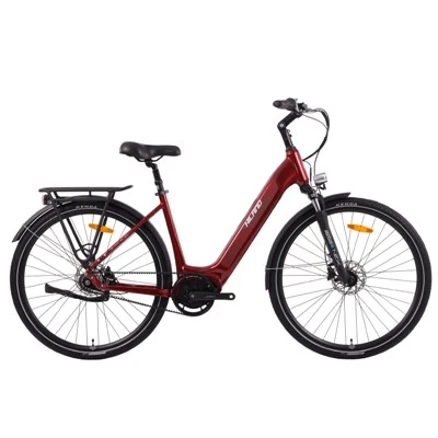 Joykie Aluminium Alloy 700C 36V 20Ah Lithium Baterai Motor Pusat Bingkai Baja Terpadu Sepeda Kota Listrik untuk Dewasa