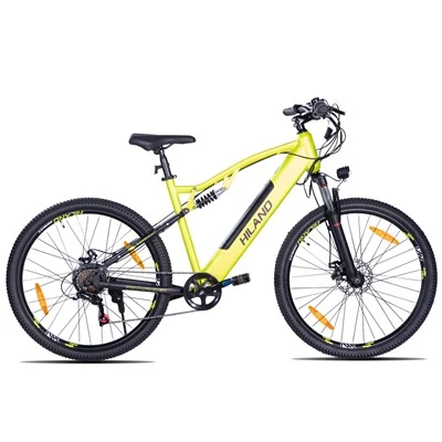 JOYKIE Desain Baru HILAND MTB Sepeda Gunung Listrik Suspensi Penuh 36V 10.4ah 27.5 Inci Rem Cakram